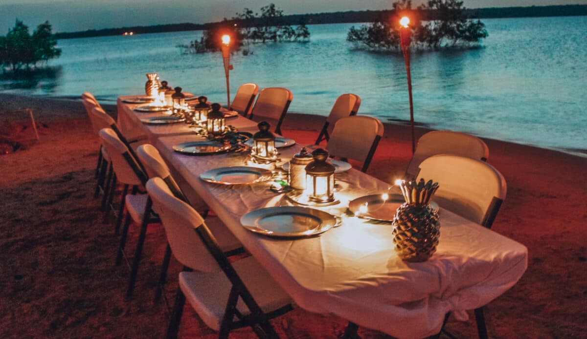 Beach picnic